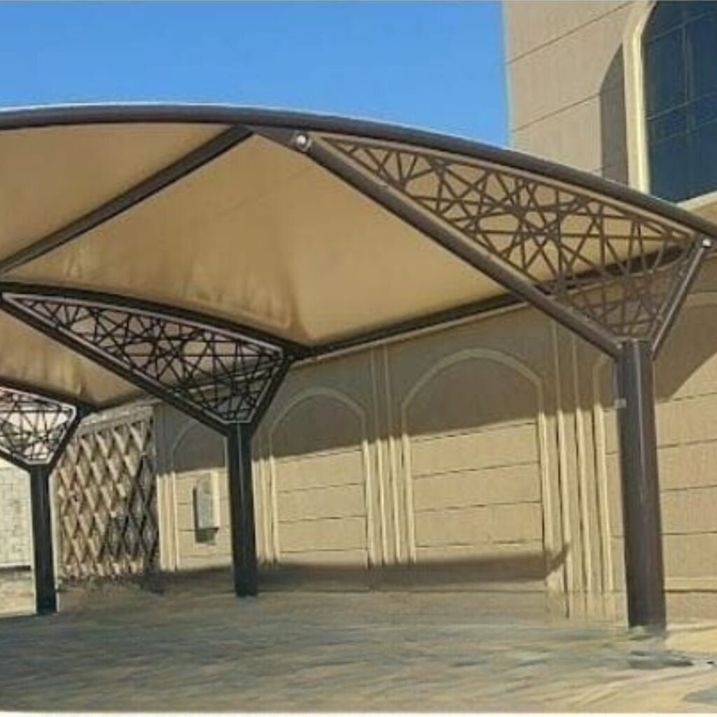مظلات سيارات حديد مودرن بالرياض